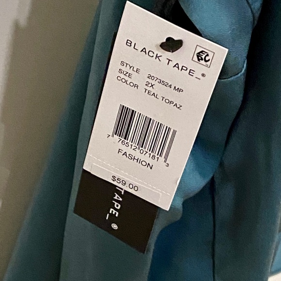 Sultry Teal Lace Trim Satin Cami, brand new condition. - Picture 4 of 12